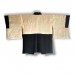 HAORI FORMEL DOUBLÉ SOIE NOIRE À KAMON 007-177 (L)